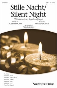 Stille Nacht/Silent Night Two-Part choral sheet music cover